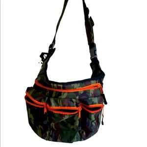 Diaper Dude messenger Dad crossbody diaper bag camo